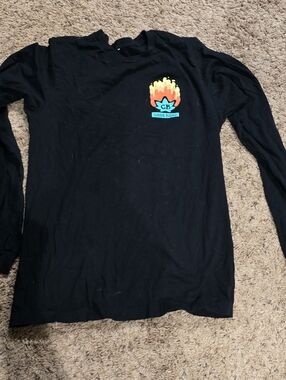 Collie Buddz Black Tee with Flame Logo